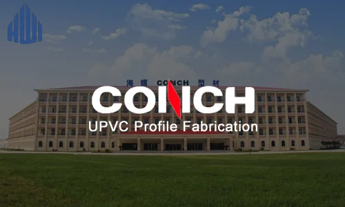 Conch merupakan salah satu produsen upvc terbesar