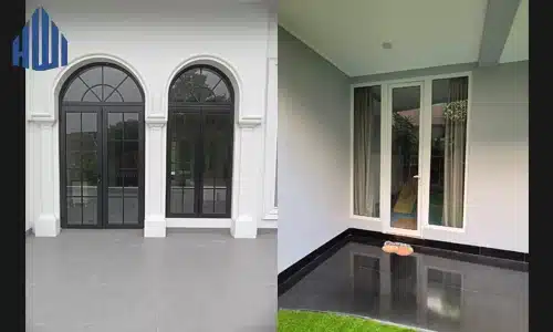 pintu utama rumah upvc